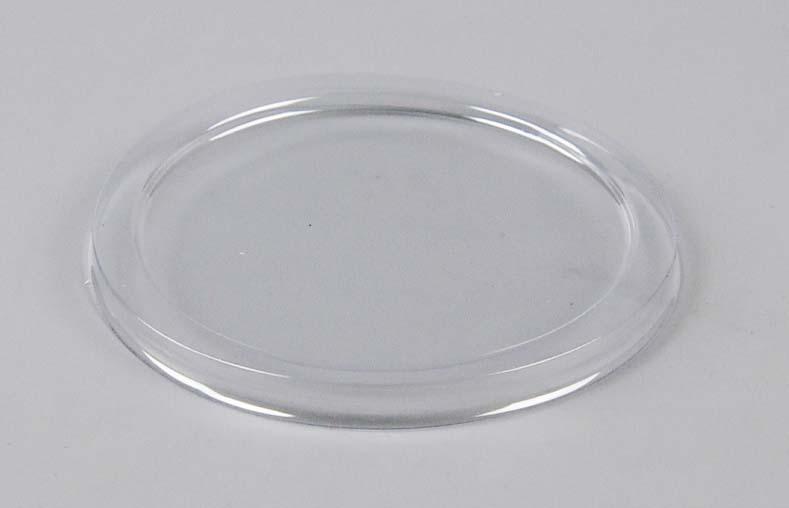ฝาเรียบใสปิดถ้วยกระดาษ 4OZ 